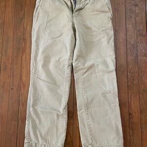 Eddie Bauer Flannel Lined Chinos Khaki 30/30
